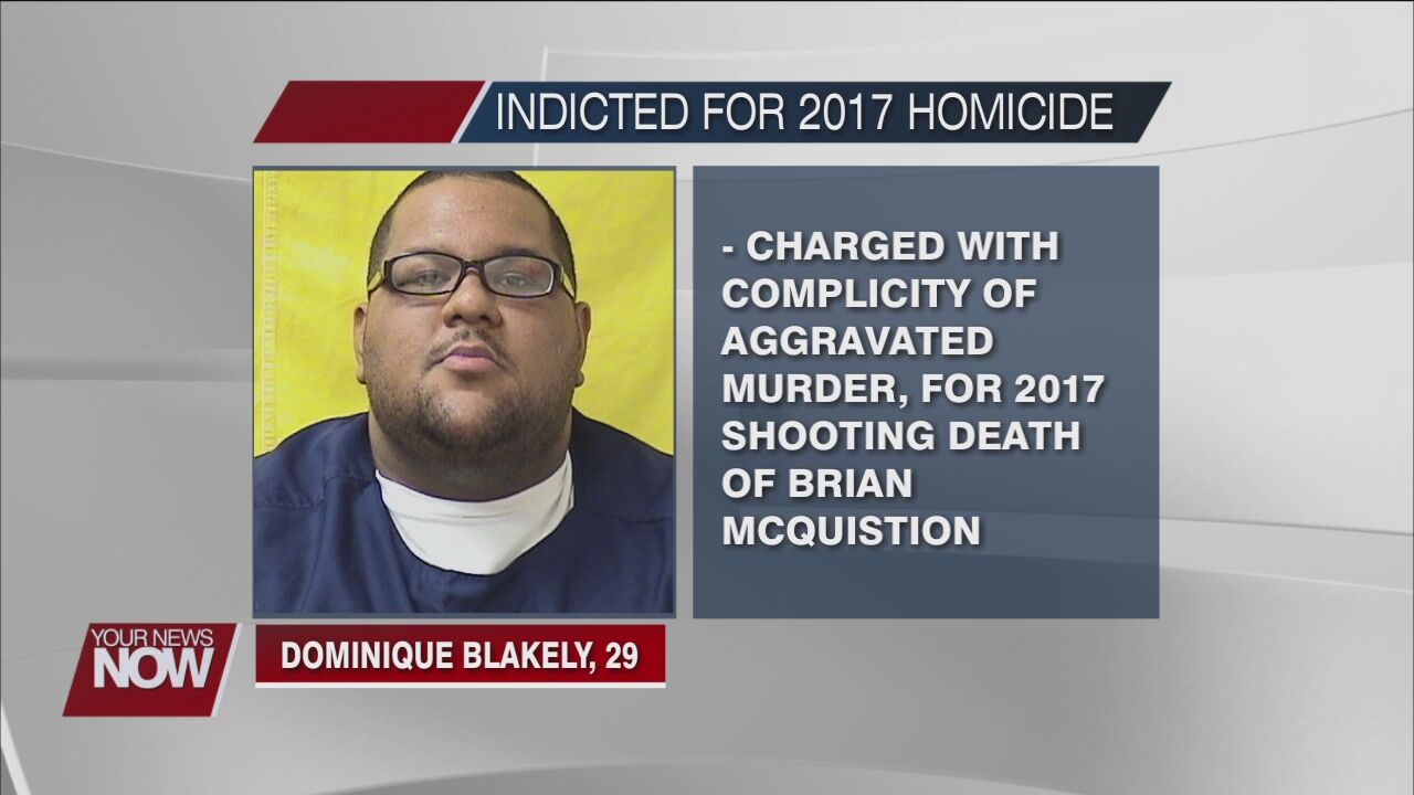 A man currently in prison gets charged with a 2017 Findlay homicide